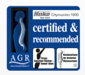 Barredora probada y recomendada de forma independiente por la AGR e.V. (German Association for Healthy Backs)
