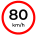 80 km/h