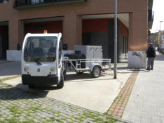 Caja satélite 3 fracciones con elevacontenedores manual patentado